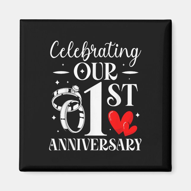 Celebrating Our 1st Wedding Anniversary 1 Year Of  Magnet (Framsidan)