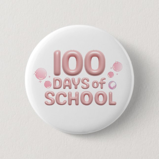 Celebration 100 Days of School Button Knapp (Framsida)