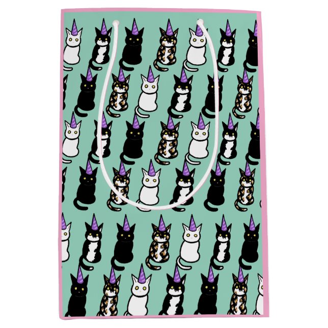 Celebration Cat Gift Bag (Framsidan)