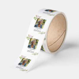 Celebration Of Life Hummingbirds Floral  Fyrkantigt Klistermärke