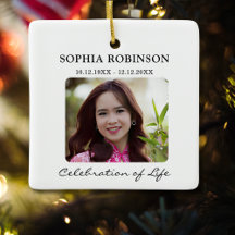 Celebration Of Life Photo Memorial Christmas
