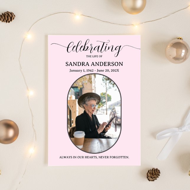 Celebration of Life Programs – Forever In Our Hear Program (Forever In Our Hearts Funeral Program)