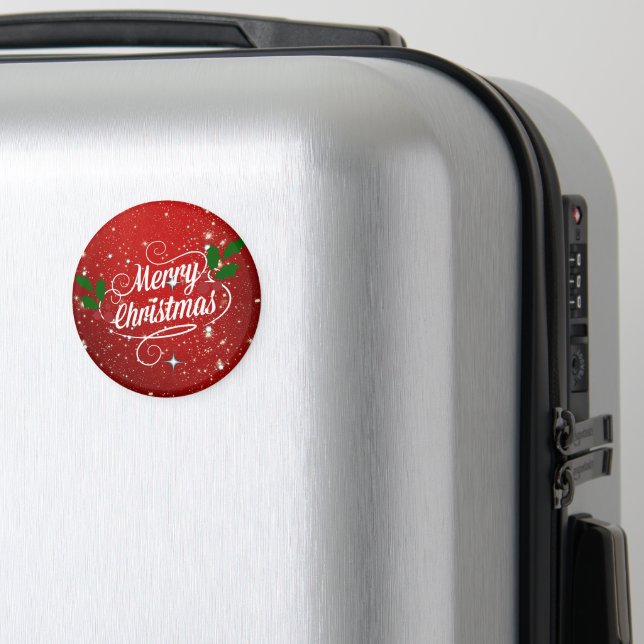 Celebration Röd, God Jul Magnet (In Situ (Luggage))