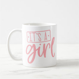 Celebrent Nyfödd bebis Girl Baby Shower Gift Mugg