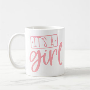Celebrent Nyfödd bebis Girl Baby Shower Gift Mugg
