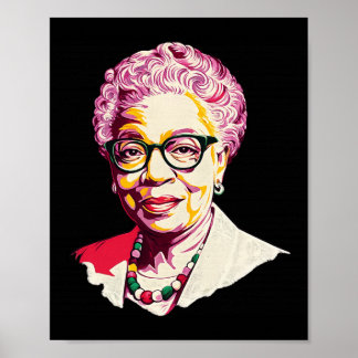 Celebrerar Black History Month Svarta historiemåna Poster