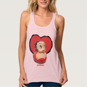 CelebriDucks för Betty Boop tecknadTshirt tecken Linne Med Racerback