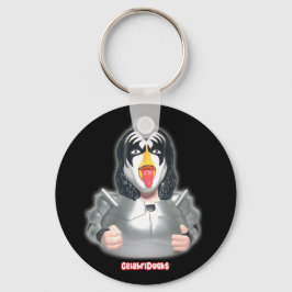 CelebriDucks Gene SImmons Kiss Nyckelring