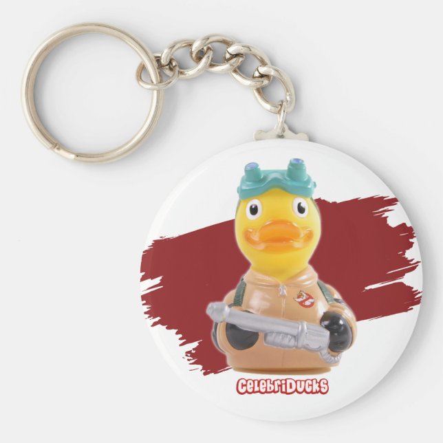 CelebriDucks Rubber Anka GooseBusters Nyckelring (Framsidan)