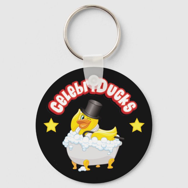 CelebriDucks Rubber Anka Nyckelring (Framsida)