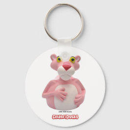 CelebriDucks Rubber Anka Rosa Panther Nyckelring