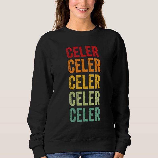 Celer Crypto Rainbow Text Design T Shirt (Framsida)