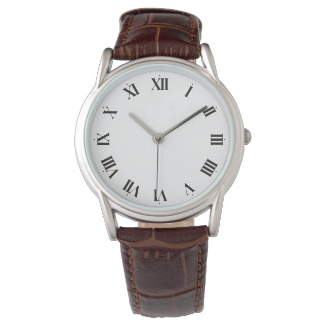 Celery Charles Manar Leather Strap Cappuccino Armbandsur (Framsida)
