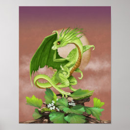 Celery Dragon 11x14 (4x6 och uppåt) Poster