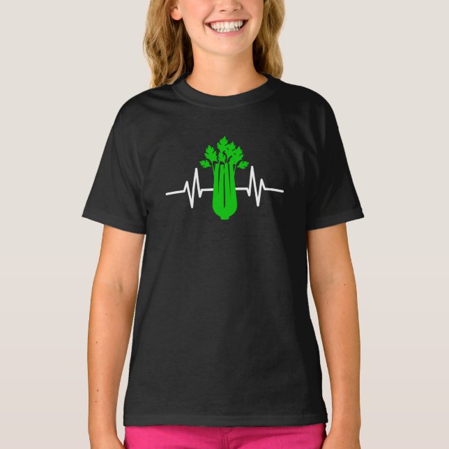 Celery Heartslag T-Shirt (Framsida)