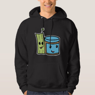Celery + peanut Butter SuspectCelery™ BFF Black Hoodie