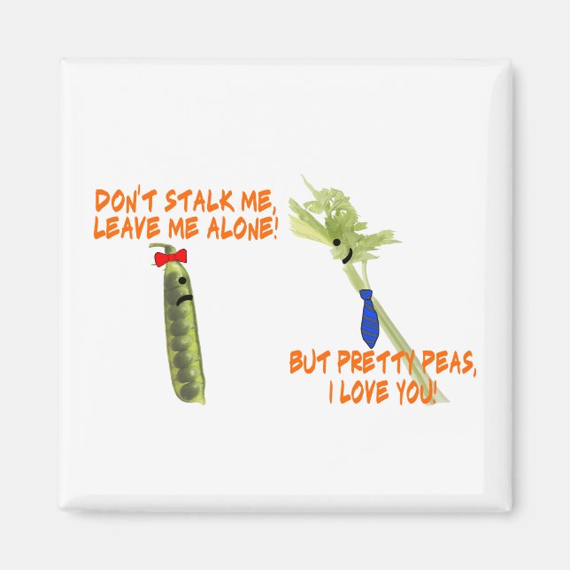 Celery Stalker & Söt Peas Magnet (Framsidan)