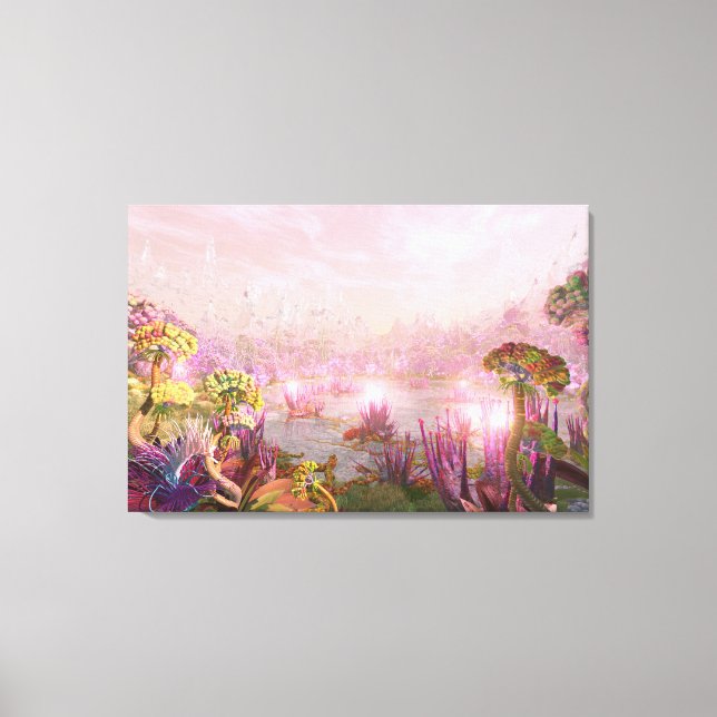 Celestal Sjö - av Jurgen Ziewe Canvastryck (Framsida)