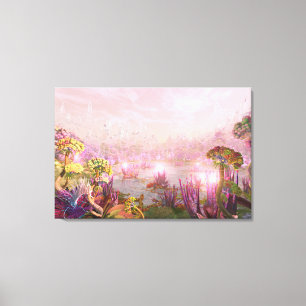 Celestal sjö - vid Jurgen Ziewe Canvastryck