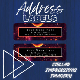 Celestara Whisper Returadress Etikett