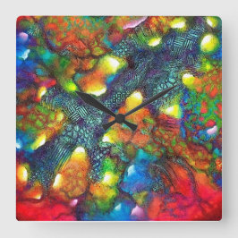 CELESTE de Christèle Chabrette Fyrkantig Klocka