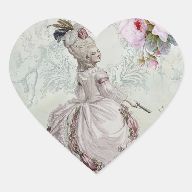 CÉLESTE HJÄRTFORMAT KLISTERMÄRKE (Framsida)