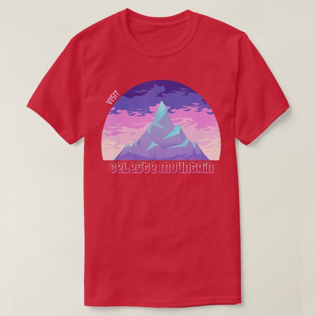 Celeste Spela upp videospel - fiktiva tecken M T Shirt (Design framsida)