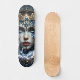 Celestia – Väktare av den ändlösa himlen. Mini Skateboard Bräda 18,5 Cm