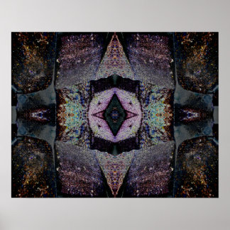 CELESTIAL 2 Psykedelisk Abstrakt Meditation Art Poster