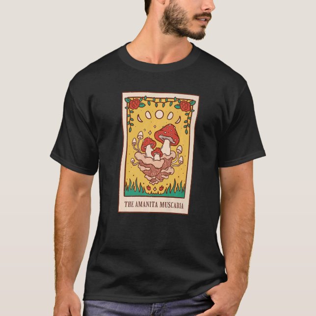 Celestial Aesthetic Triple Måne Wicca Witchy Tarot T Shirt (Framsida)