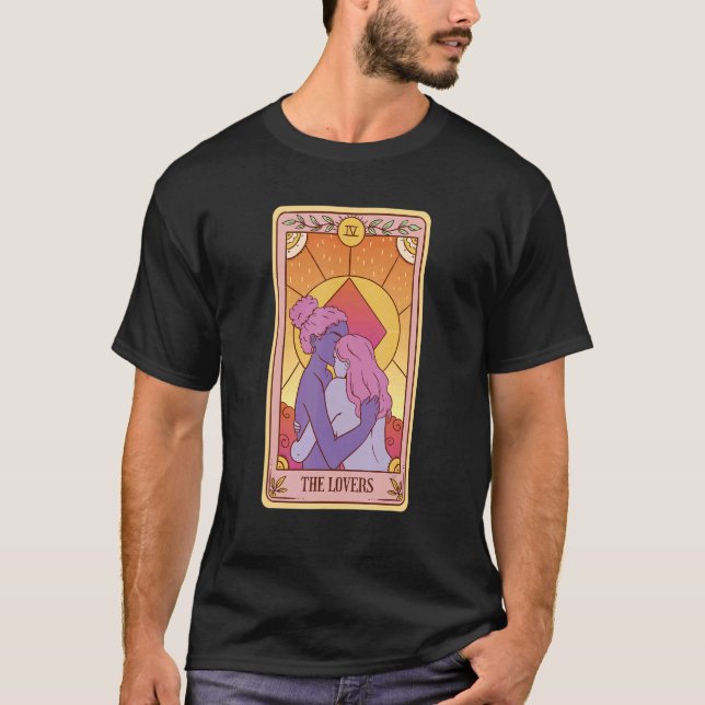 Celestial Aesthetic Triple Måne Wicca Witchy Tarot T Shirt (Framsida)