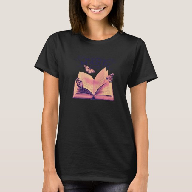 Celestial Aesthetic Triple Måne Wicca Witchy Tarot T Shirt (Framsida)