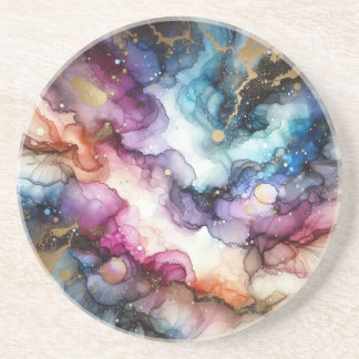 Celestial Alcohol Ink Underlägg