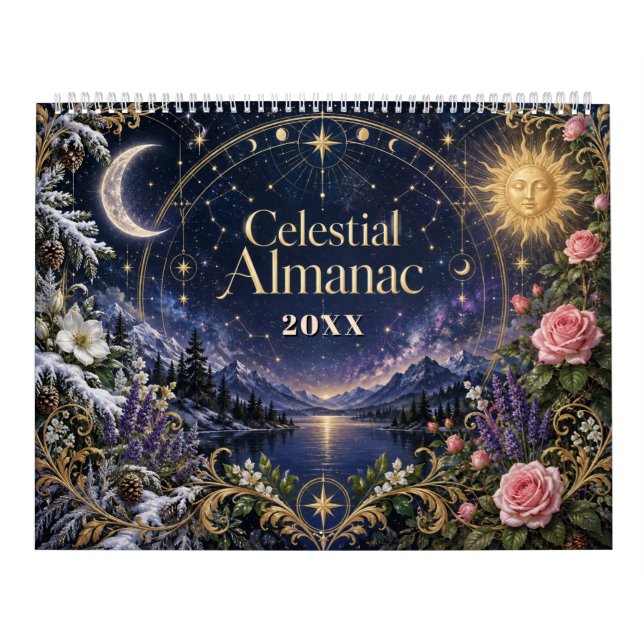Celestial Almanac Botanisk Stjärna Kalender (Omslag)