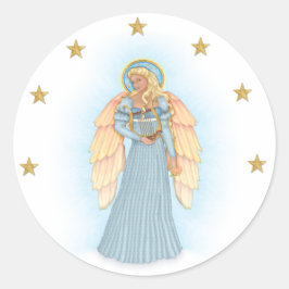 Celestial Angel Runt Klistermärke