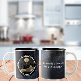Celestial Anpassningsbar Sobriety Milestone Gift Två-Tonad Mugg