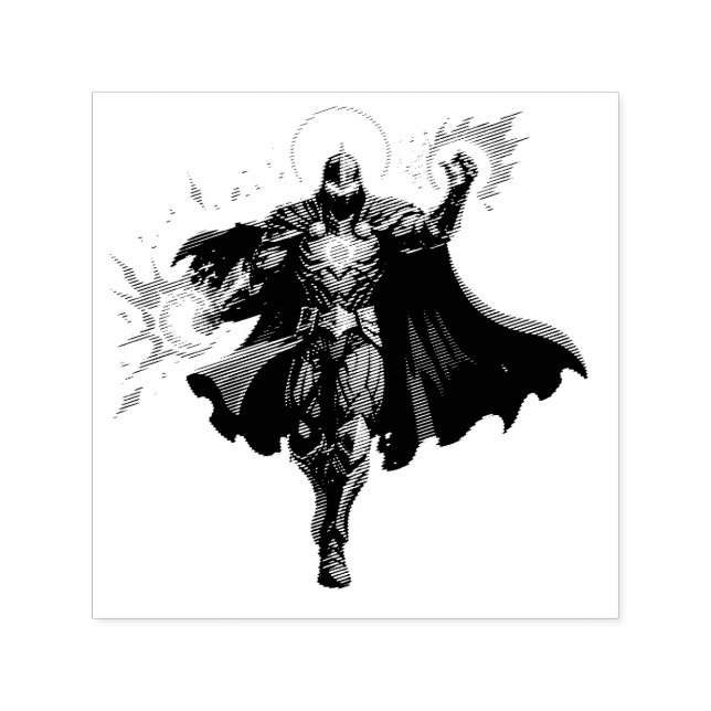 Celestial Arc Knight – Blå Energiframgång Självfärgande Stämpel (Design)