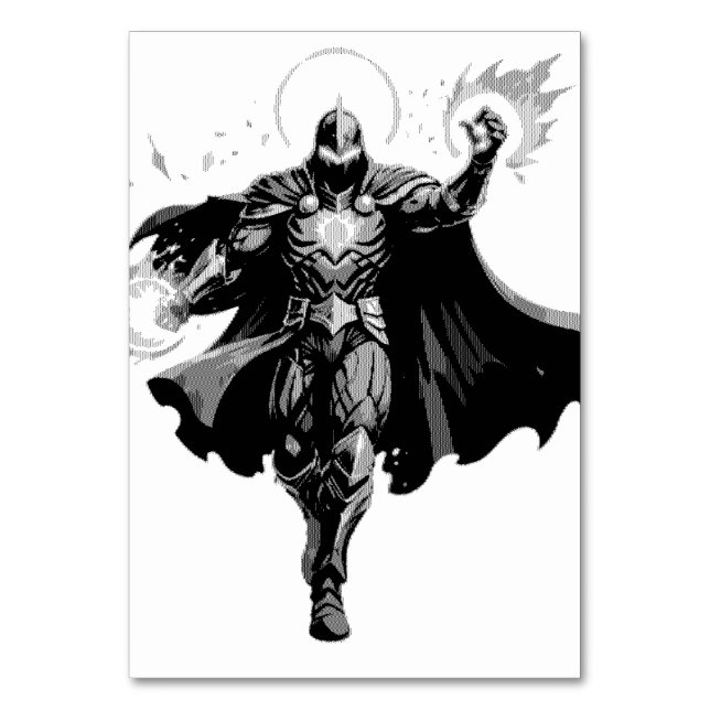 Celestial Arc Knight – Blå Energisk Ascension Bordsnummer (Framsidan)
