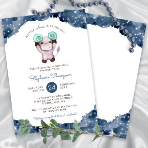 Celestial Aries Astrology, babykläder Inbjudningar