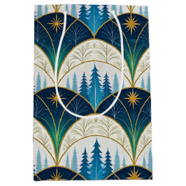 Celestial Art Deco Forest Holiday