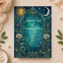 Celestial Art Nouveau Bröllop