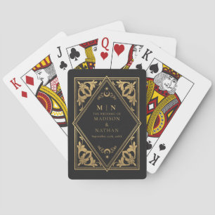 Celestial Art nouveau Tarot Gothic Wedding Favor Casinokort