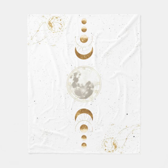 Celestial Astrology Pattern |Wrapping Paper Fleecefilt (Framsidan)