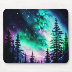 Celestial Aurora Borealis Northern Ljus Vivid Musmatta