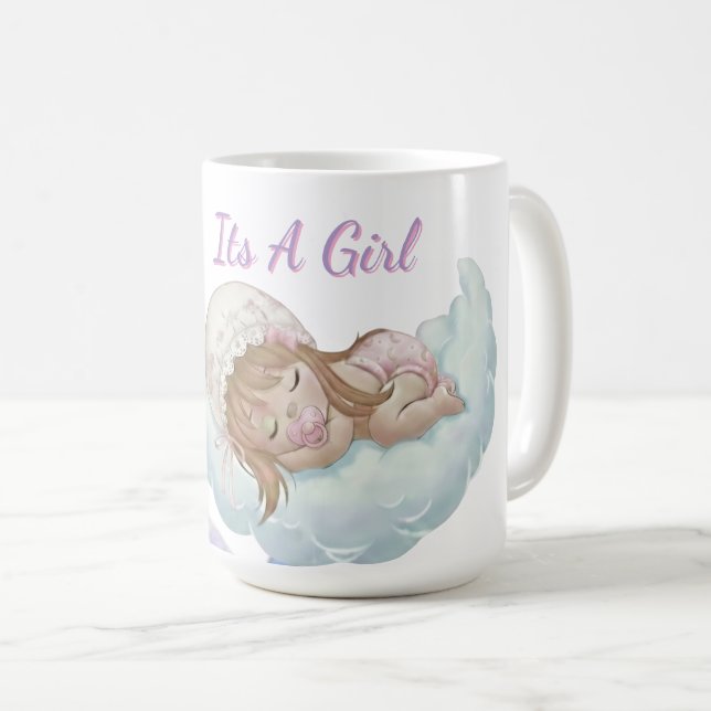 Celestial Baby shower  Kaffemugg (Framsida höger)