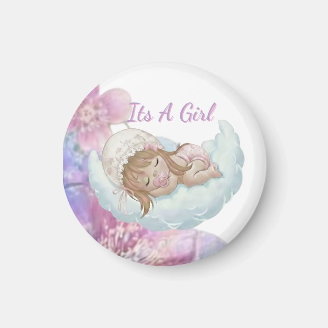 Celestial Baby shower  Magnet (Framsidan)