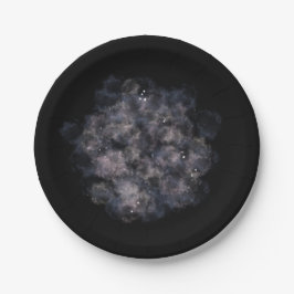 Celestial Baby Shower Mörk Watercolor Pojke