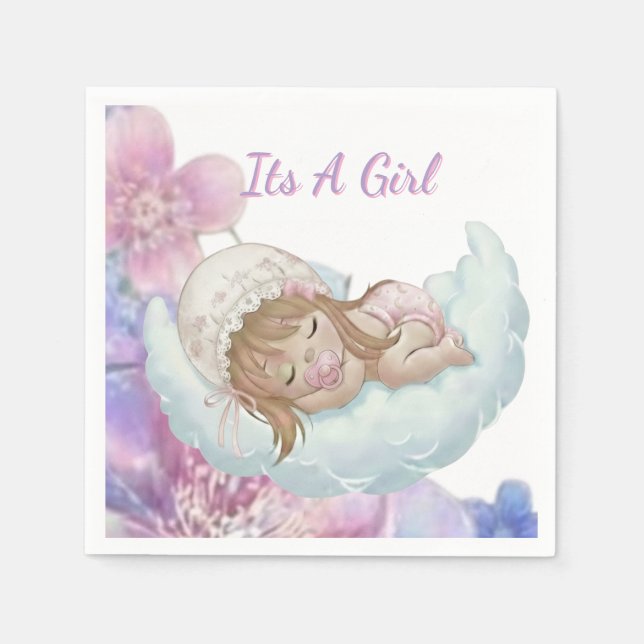 Celestial Baby shower  Pappersservett (Framsidan)