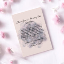 Celestial Baby Shower Rosa Watercolor Flicka