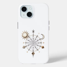 Celestial Balance Mandala iPhone / iPad case